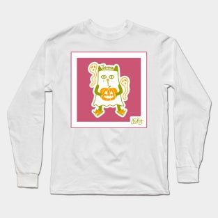 Ghost Cat Long Sleeve T-Shirt